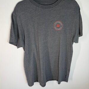 Billabong Charcoal Graphic T-Shirt | Red Logo Tee